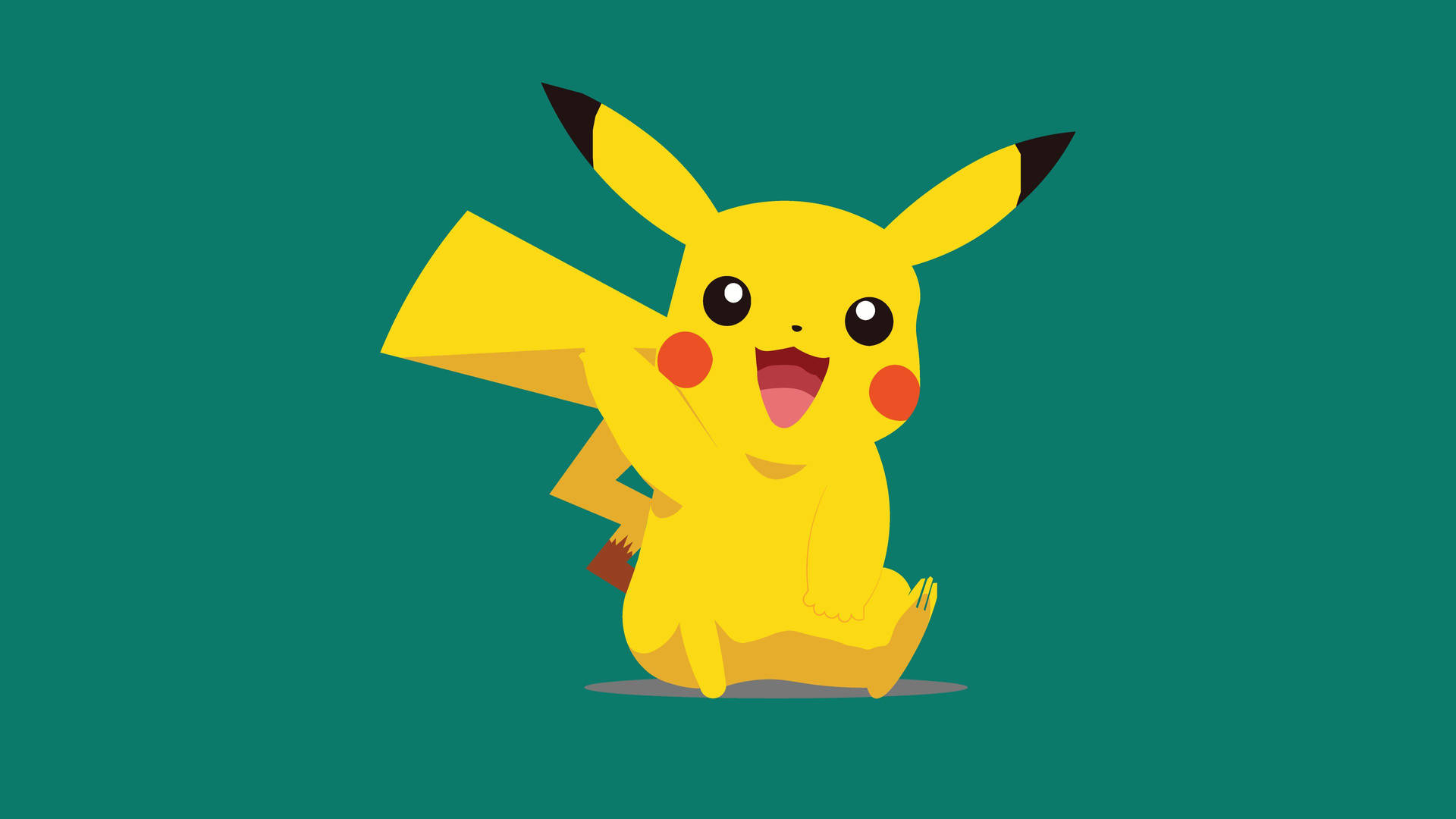 Pikachu Is Ready For Action Background