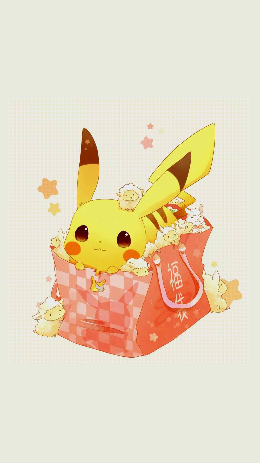 Pikachu Kawaii Image Background