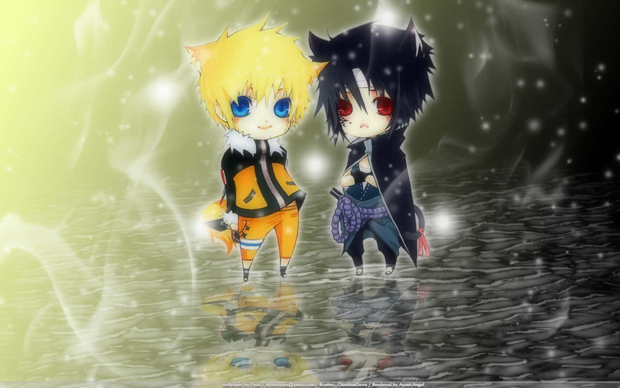 Pikachu & Sasuke, Best Friends! Background