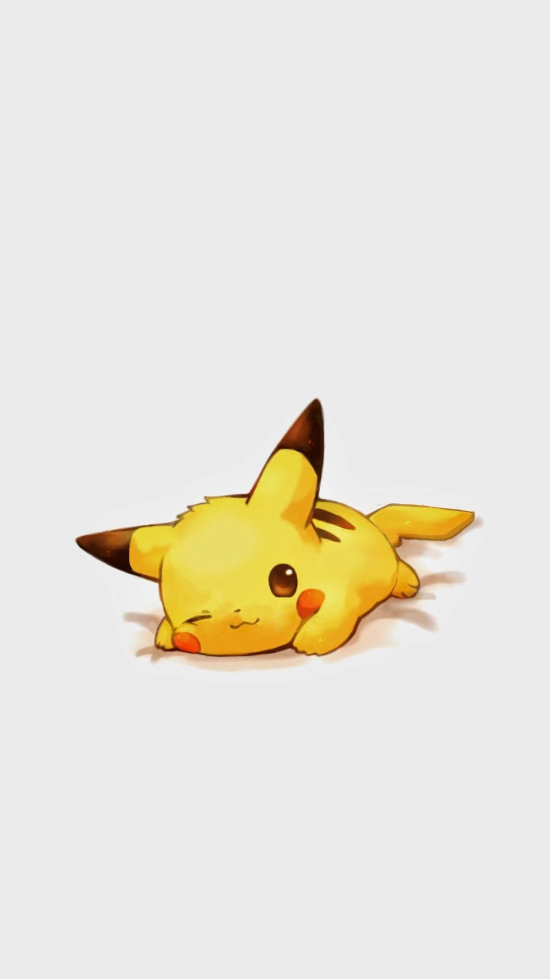 Pikachu Wink Face Background