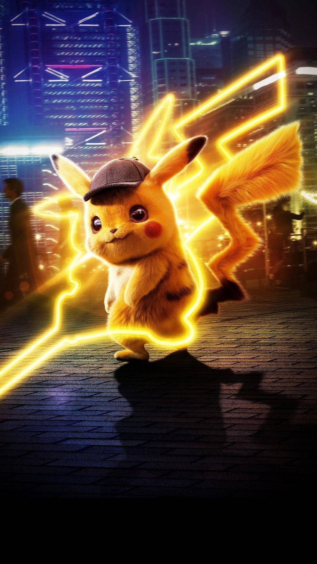 Pikachu With Yellow Lightning