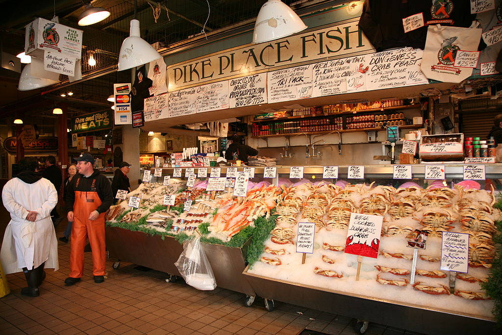 Pike Place Market Fish Stall