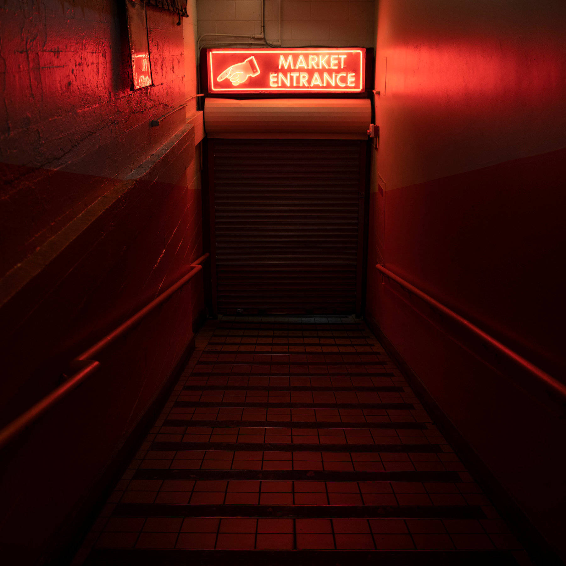 Pike Place Market Main Entrance Sign Background