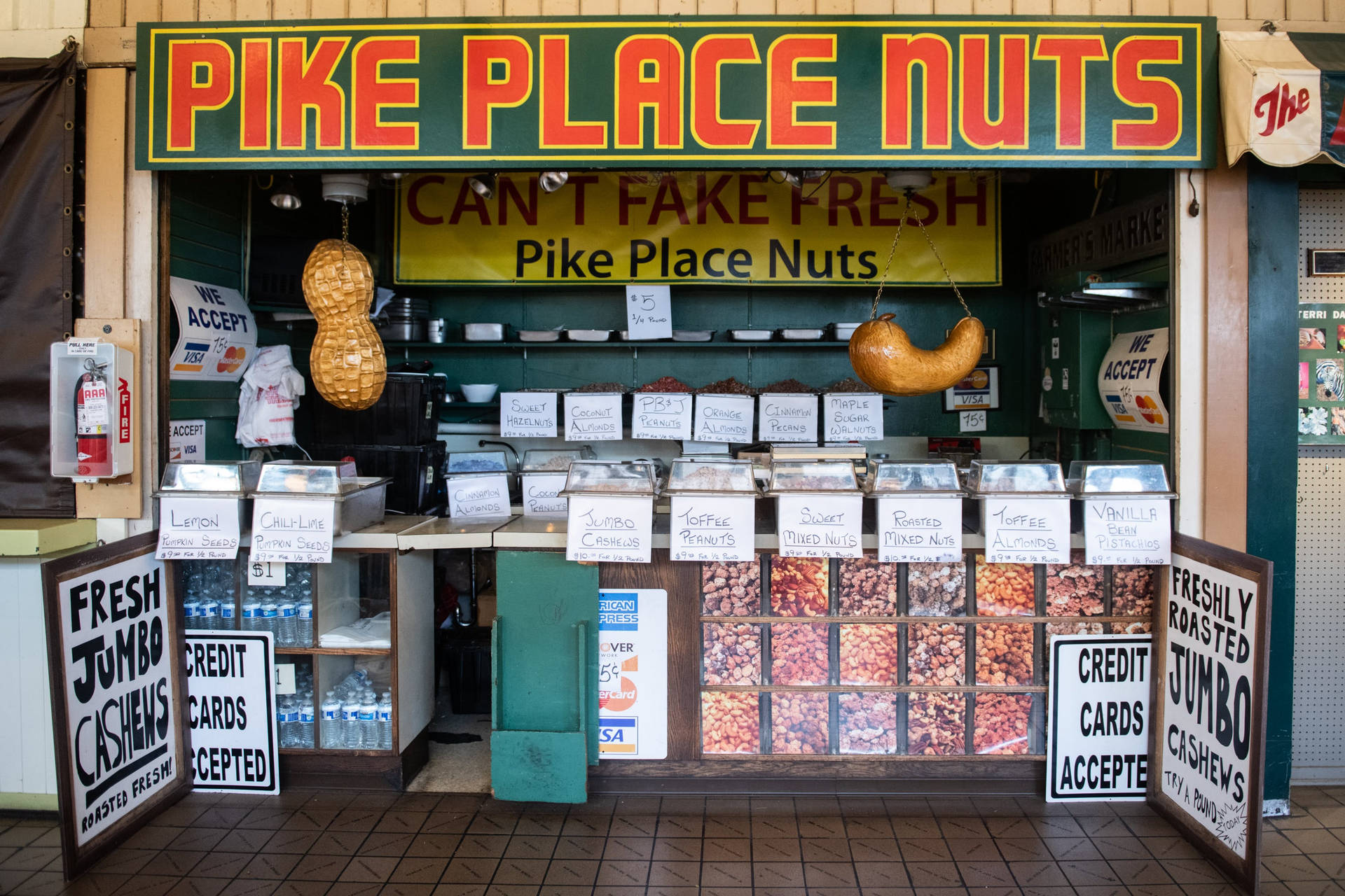 Pike Place Market Nuts Stall