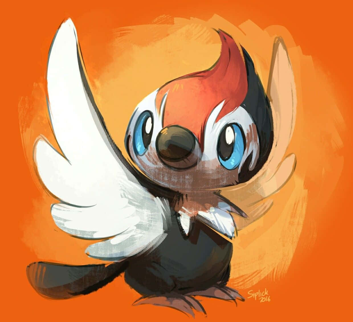 Pikipek Enjoying Its Natural Habitat In Sunlight Background