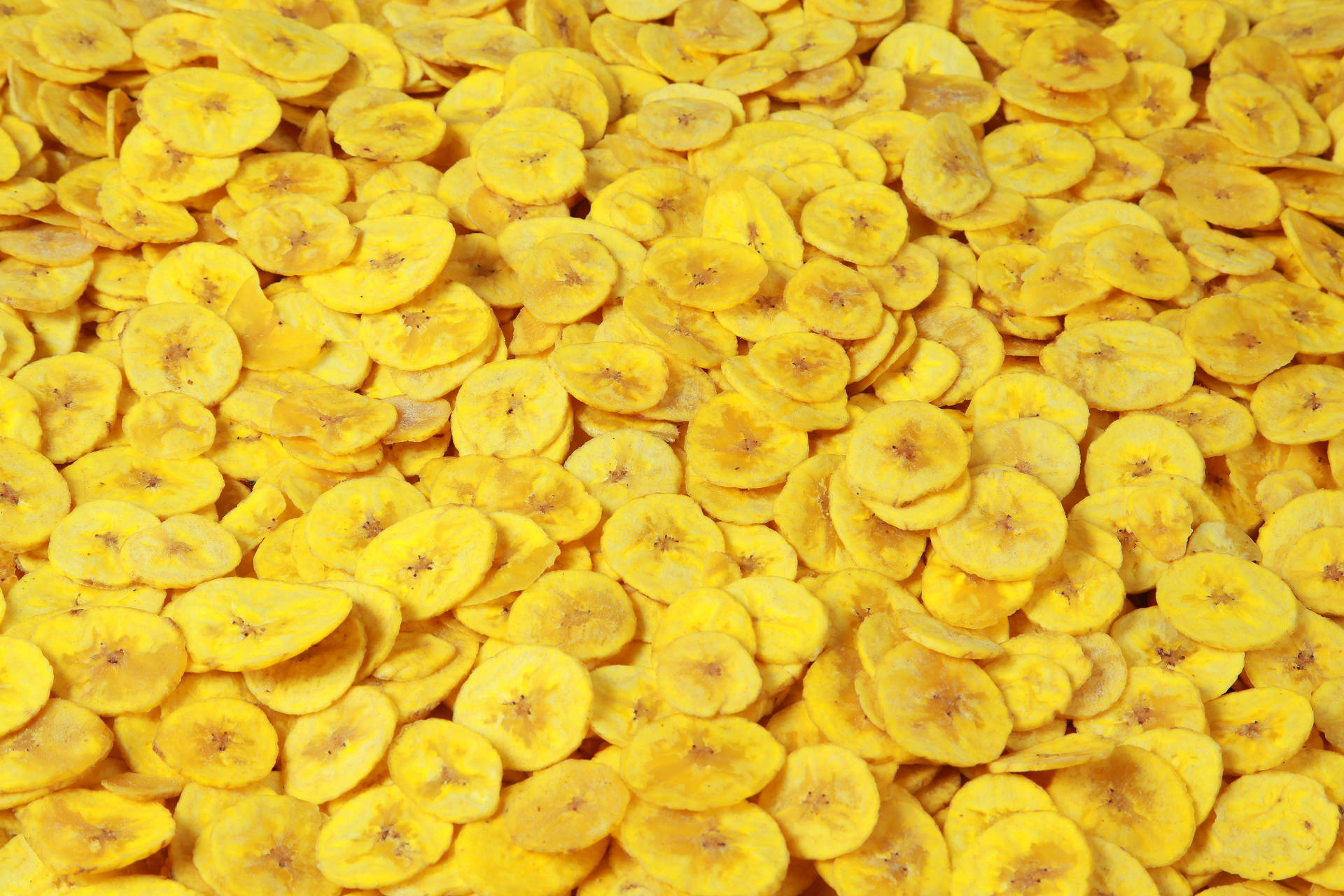Pile Of Banana Chips Background