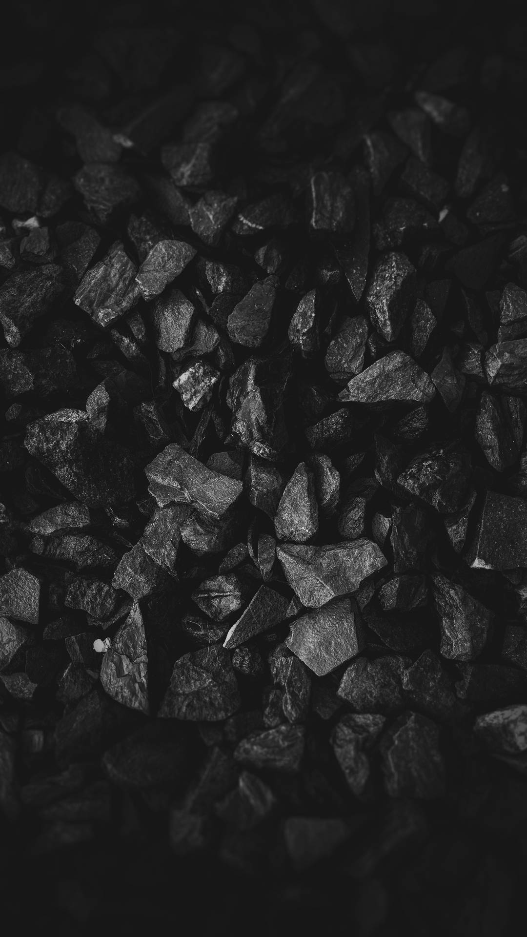 Pile Of Black Stones Background