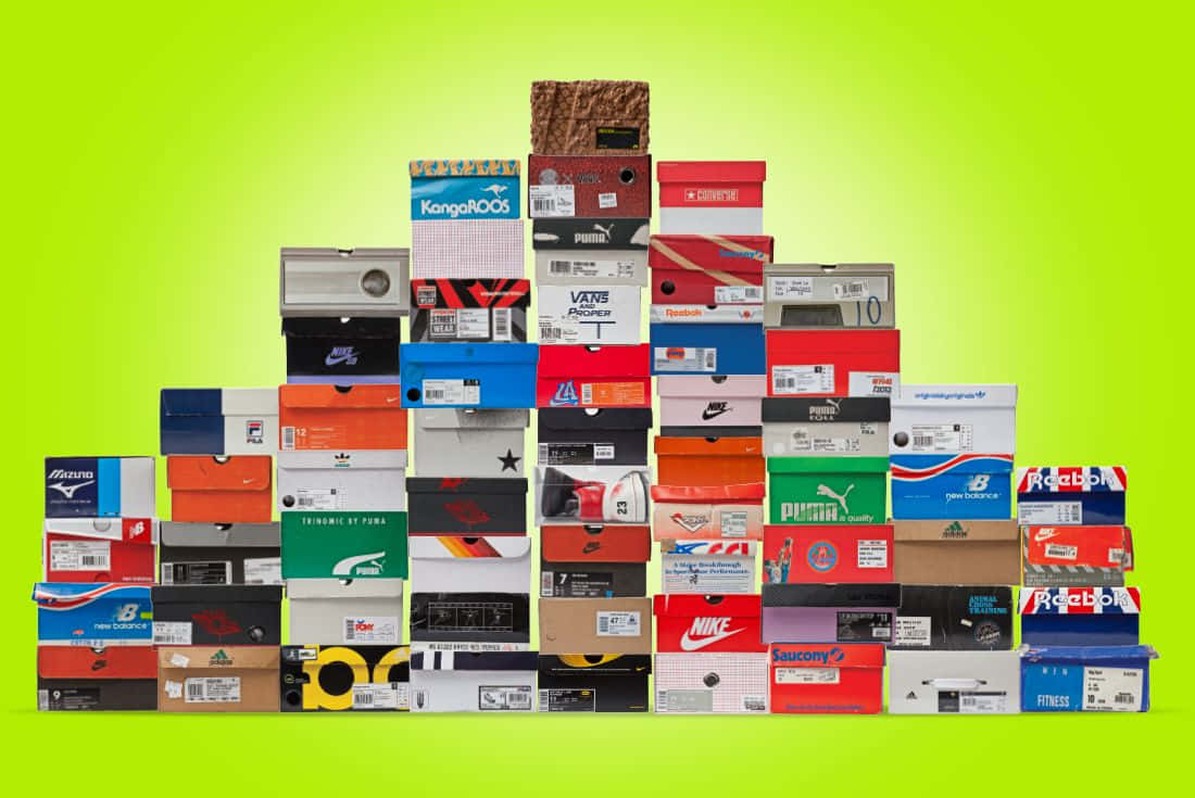 Pile Of Box Sneakerhead Background