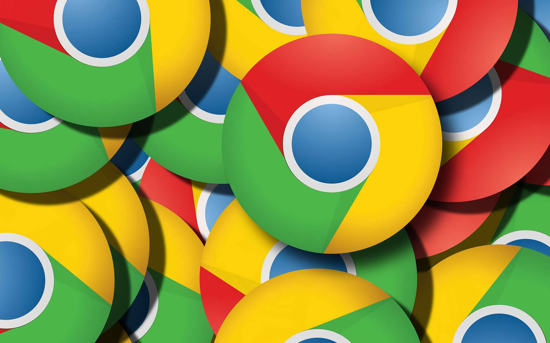 Pile Of Google Chrome Icons