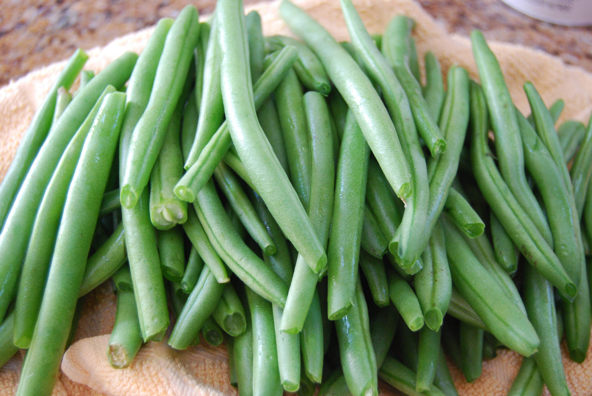 Pile Of Green Beans