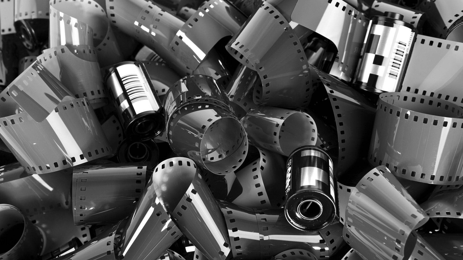 Pile Of Photographic Film Background