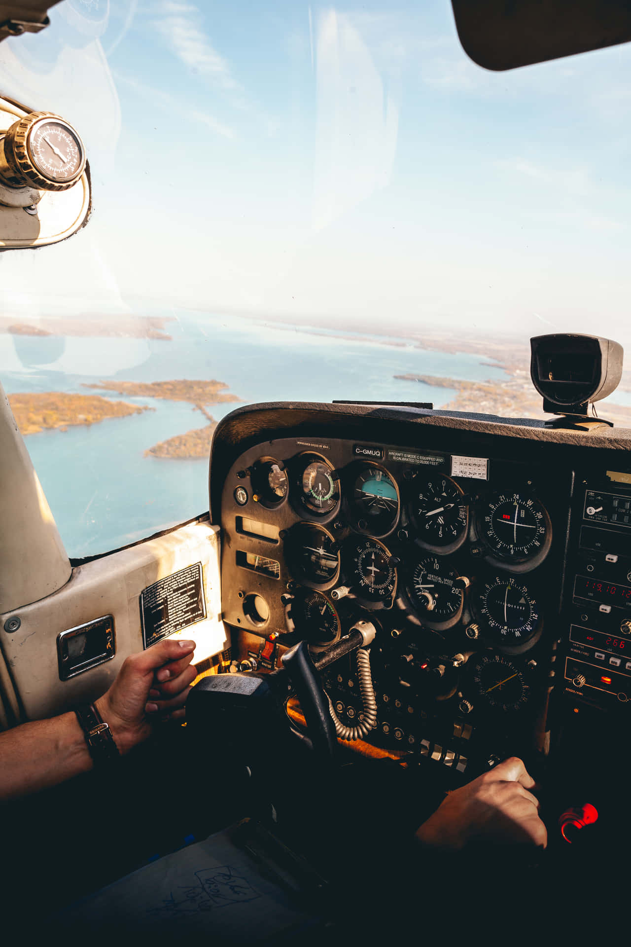Pilot Cockpit Aesthetic Photo Background