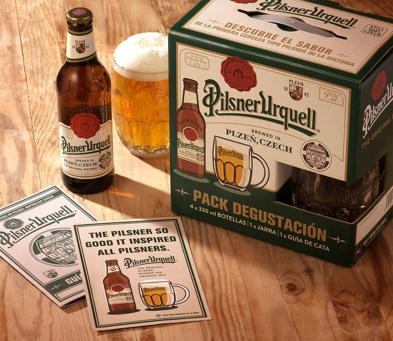 Pilsner Urquell Photo Advertisement Background