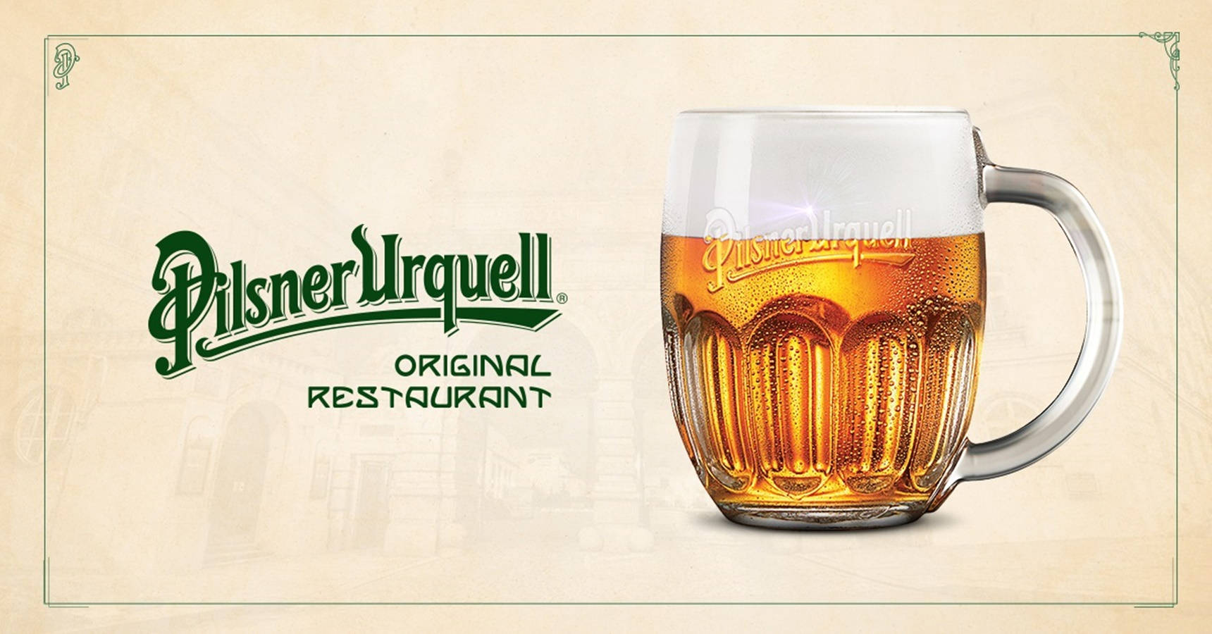 Pilsner Urquell Poster Background