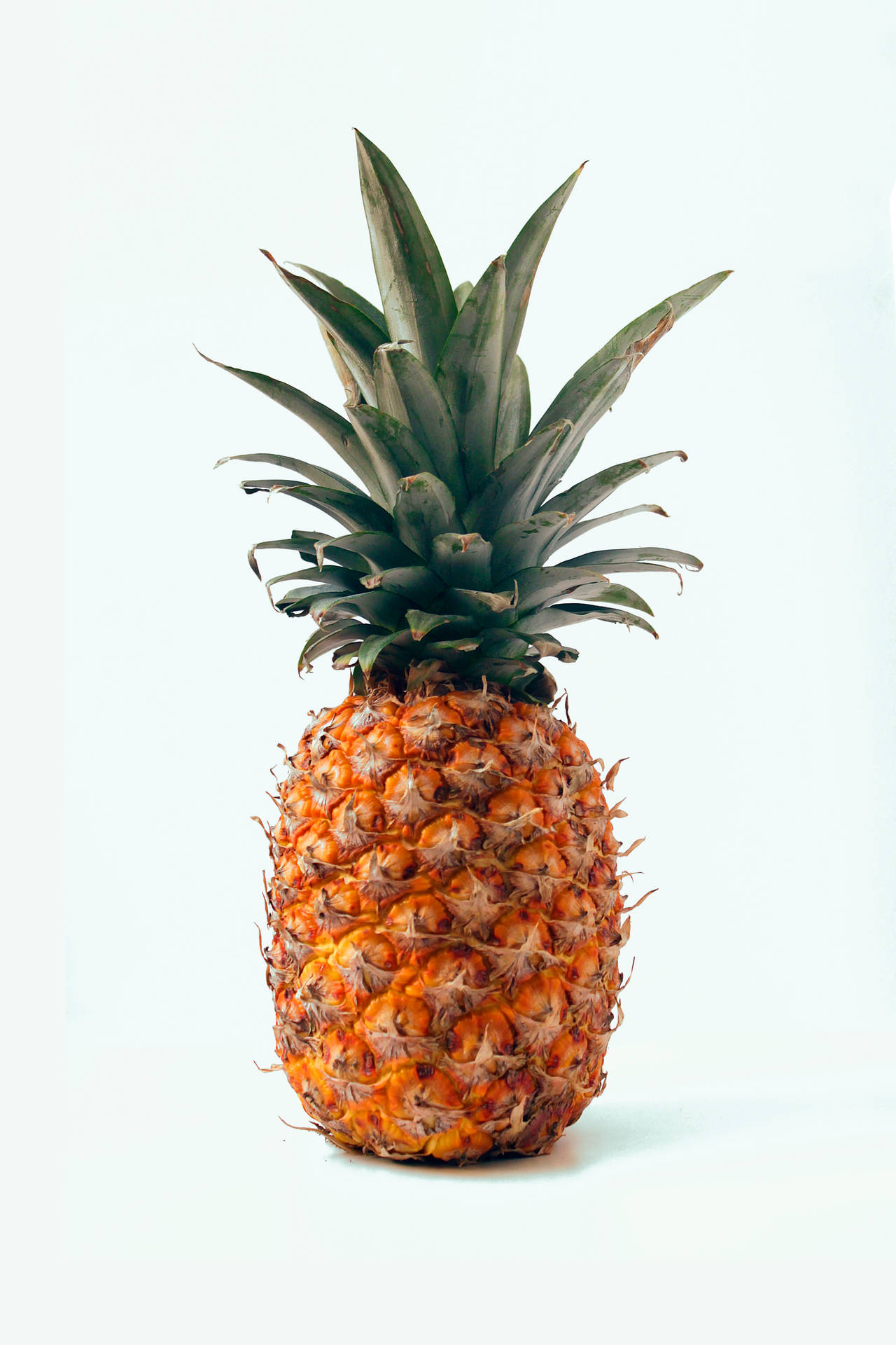 Pineapple Fruit Yellow Body Background