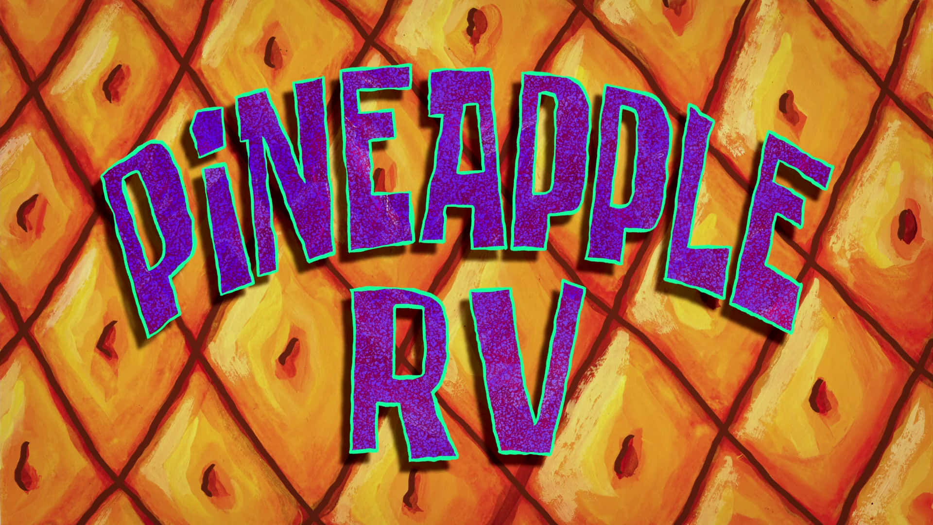 Pineapple Rv - A Colorful And Colorful Logo Background
