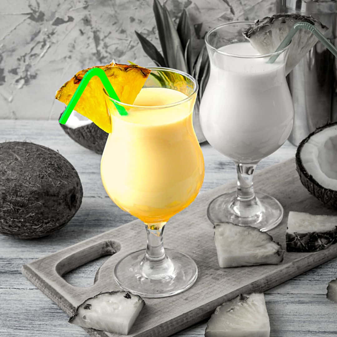 Pineapple Slushy Background