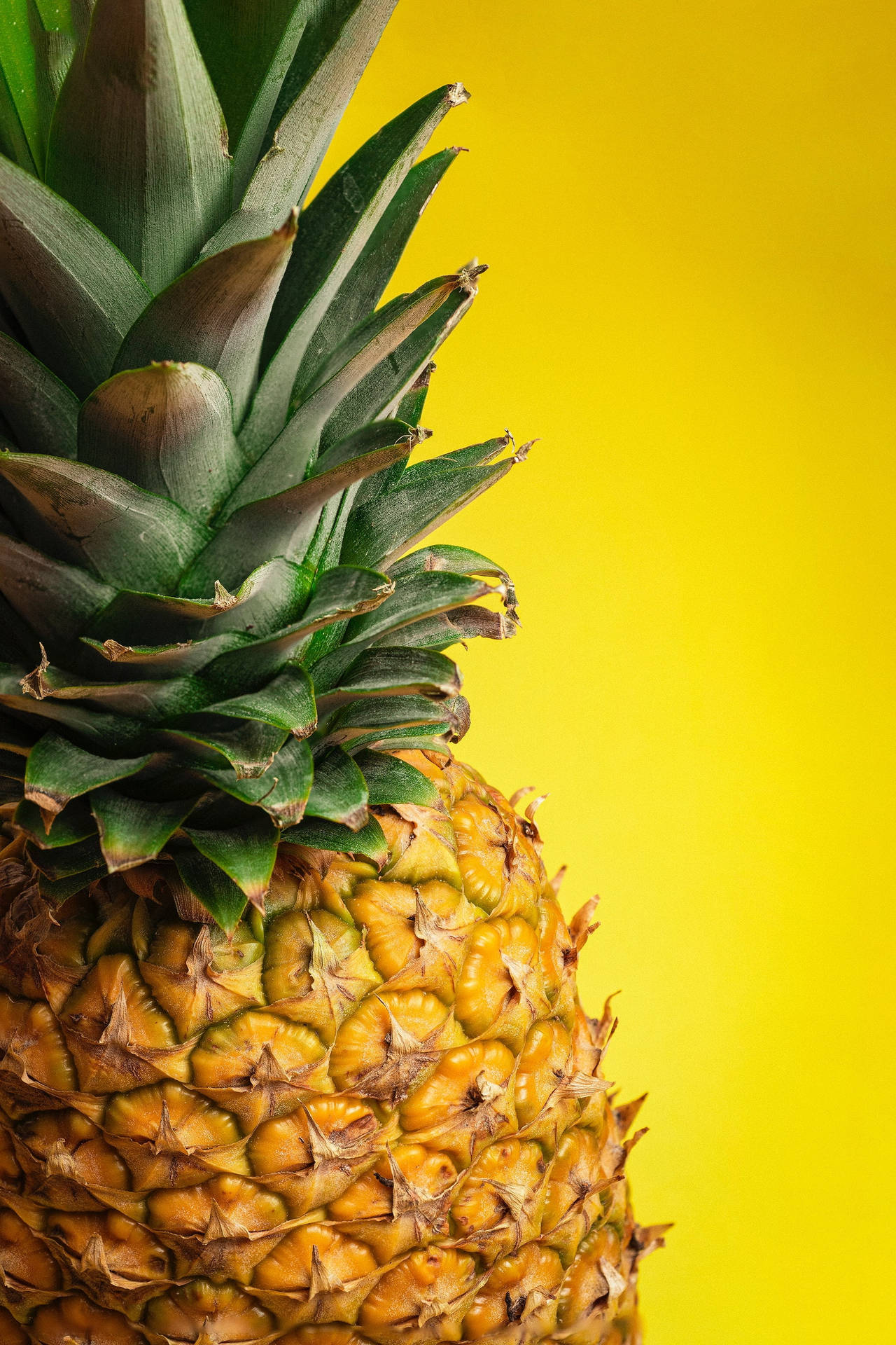 Pineapple Yellow Hd Iphone Background