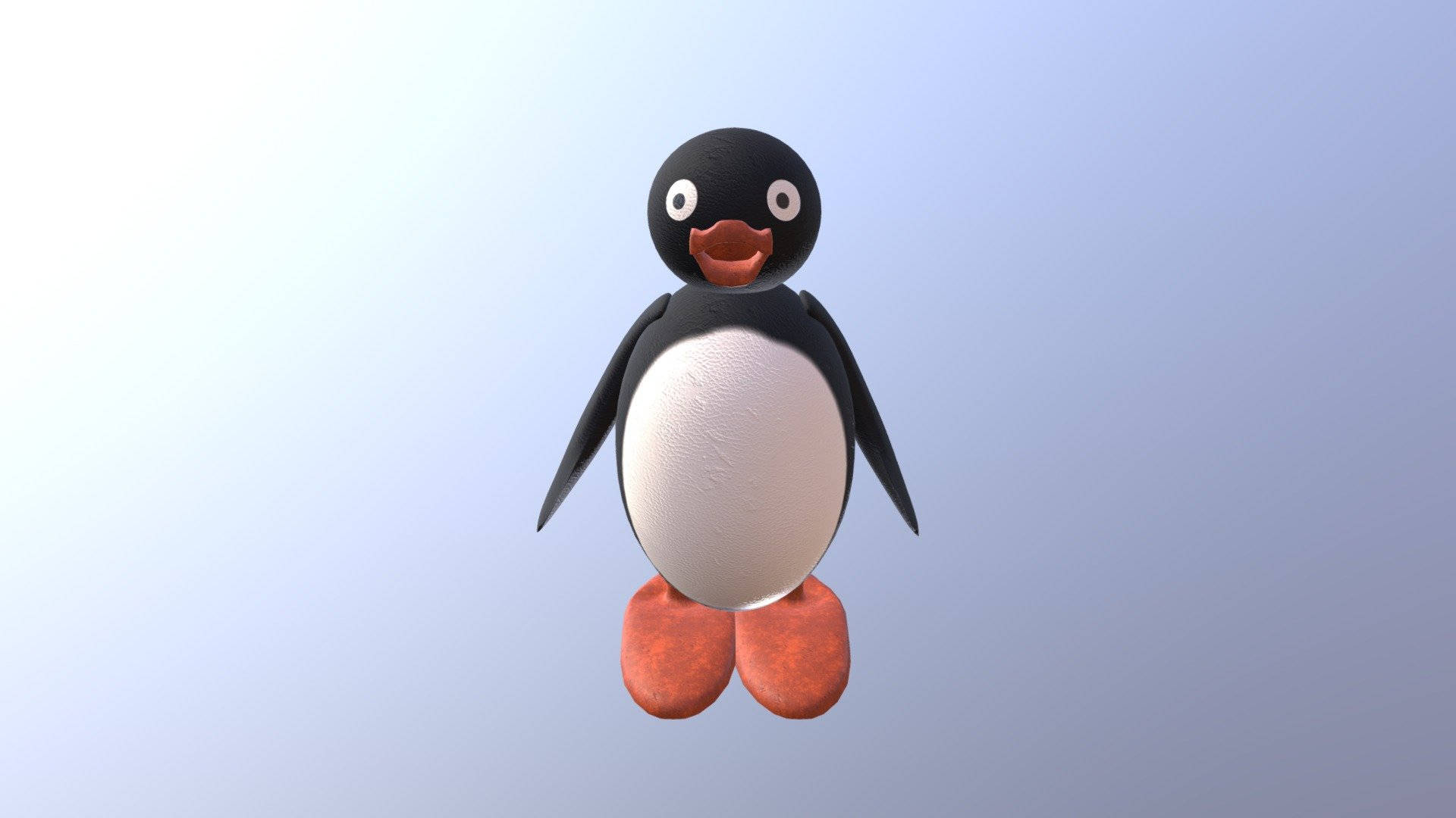 Pingu 3d Model Background