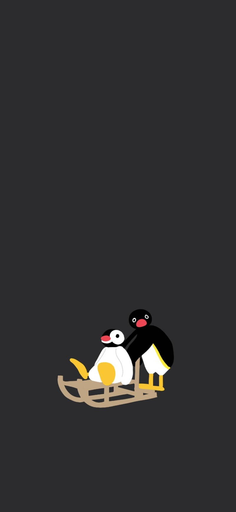 Pingu And Pinga Sledding