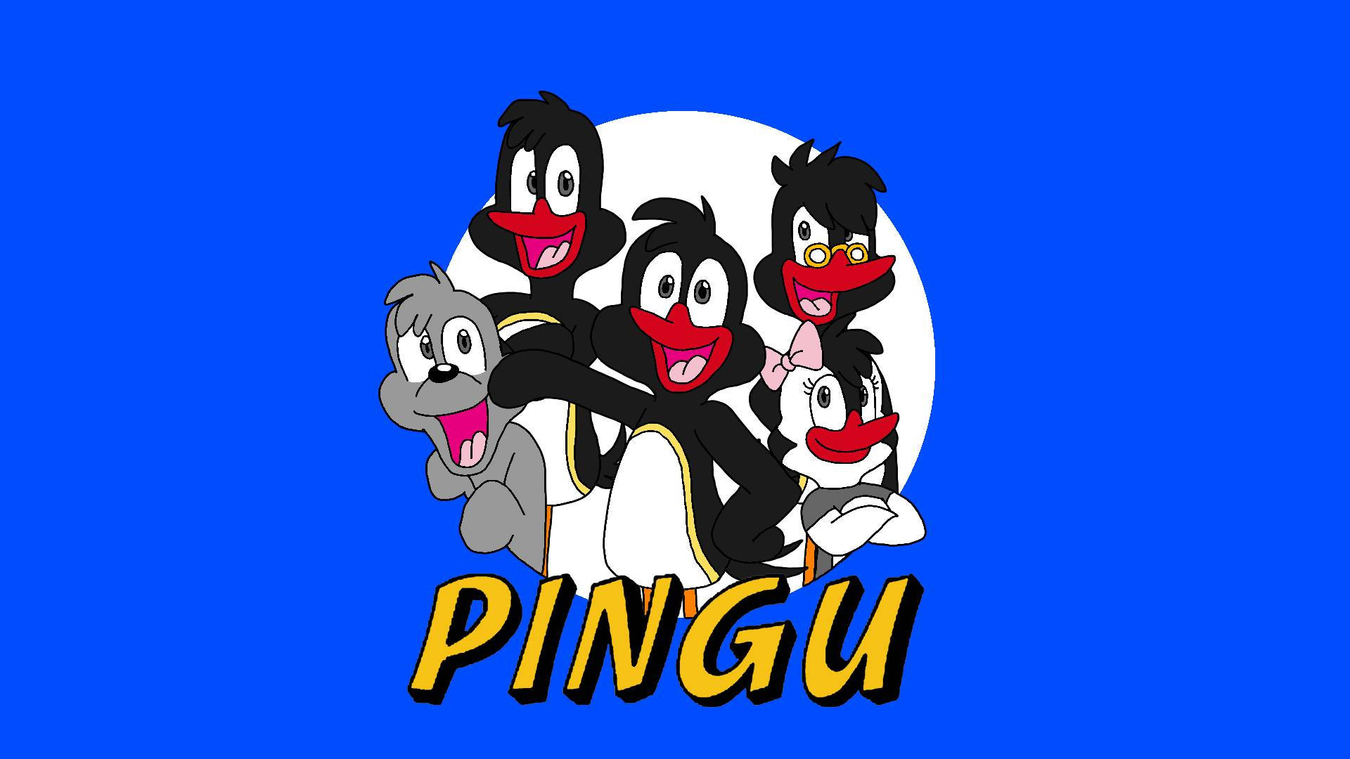Pingu Family Cartoon Background