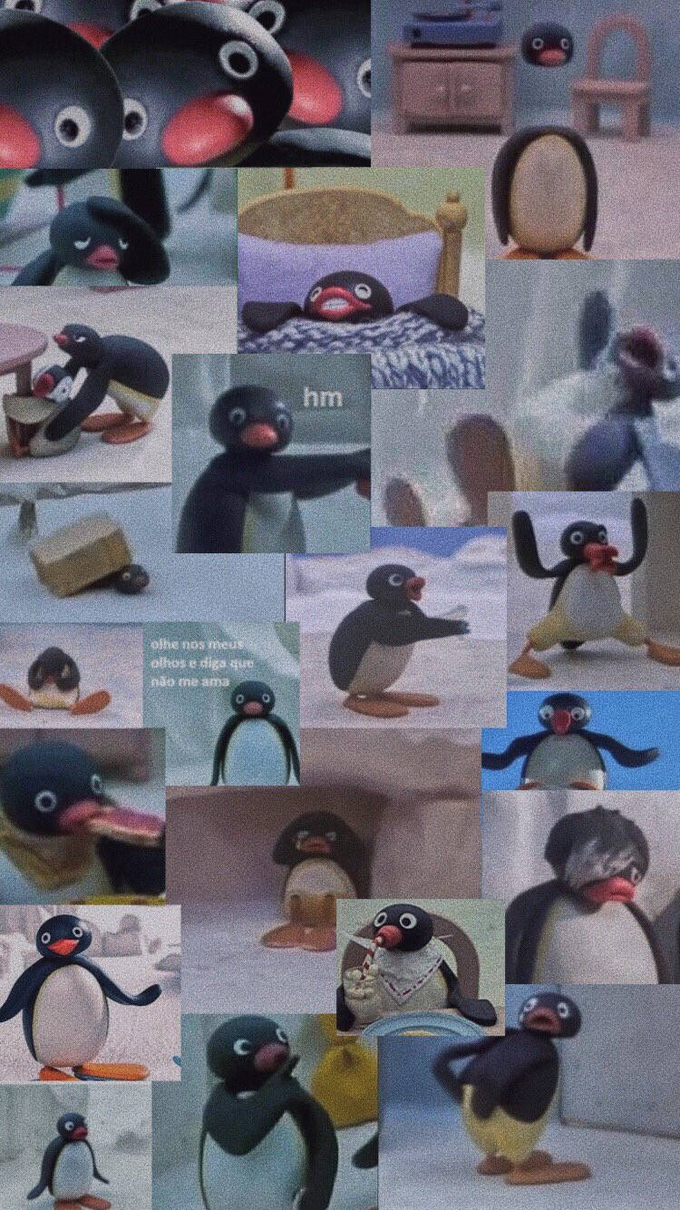 Pingu Show Collage Background