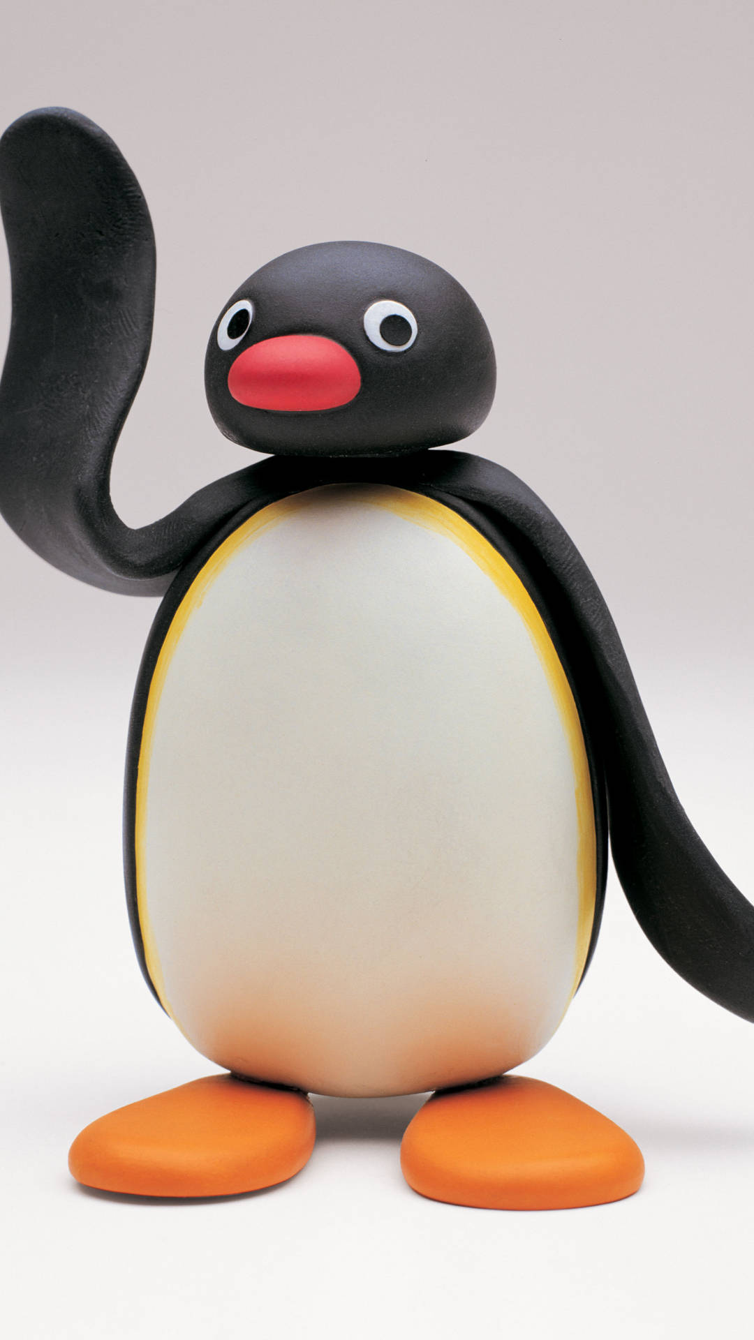 Pingu Waving Hello Background