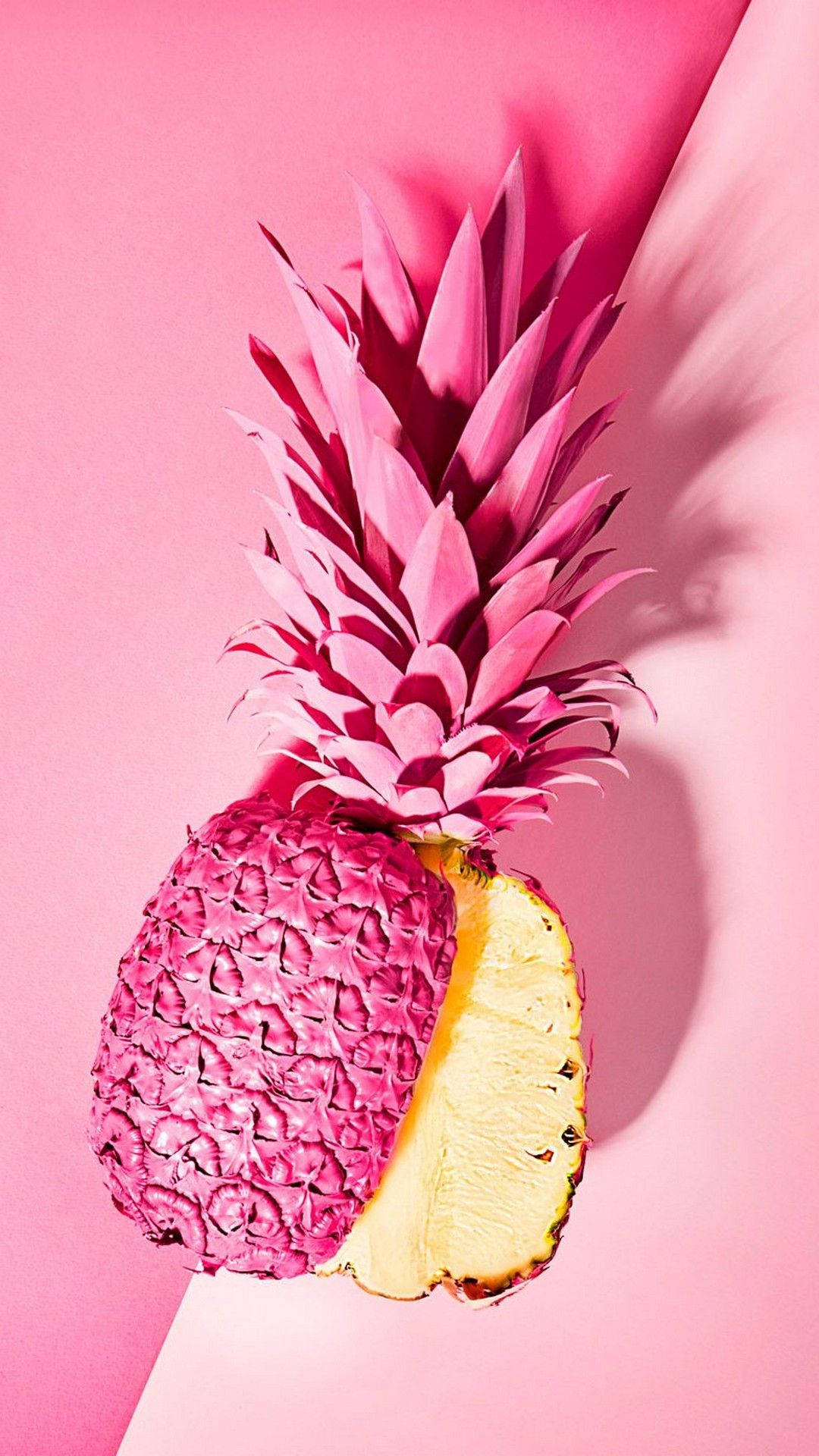 Pink 3d Iphone Pineapple Background