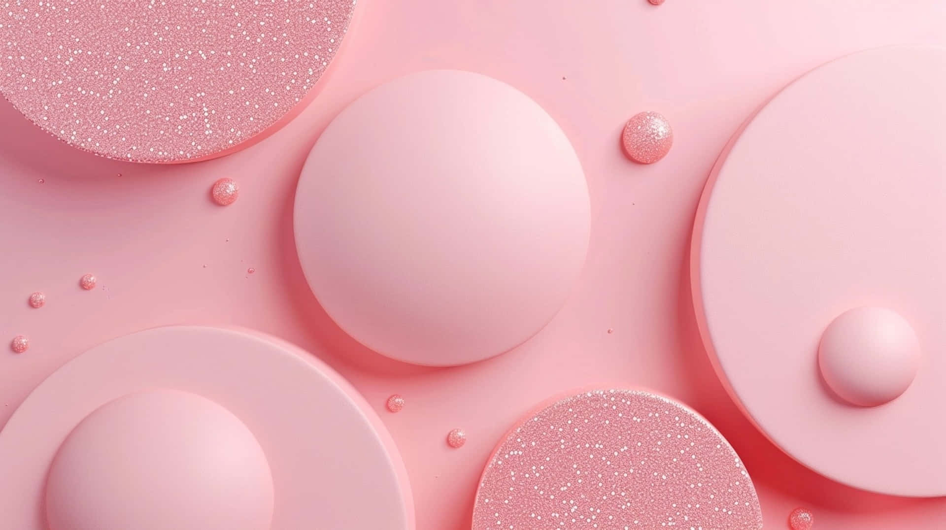 Pink Abstract Geometric Background Background