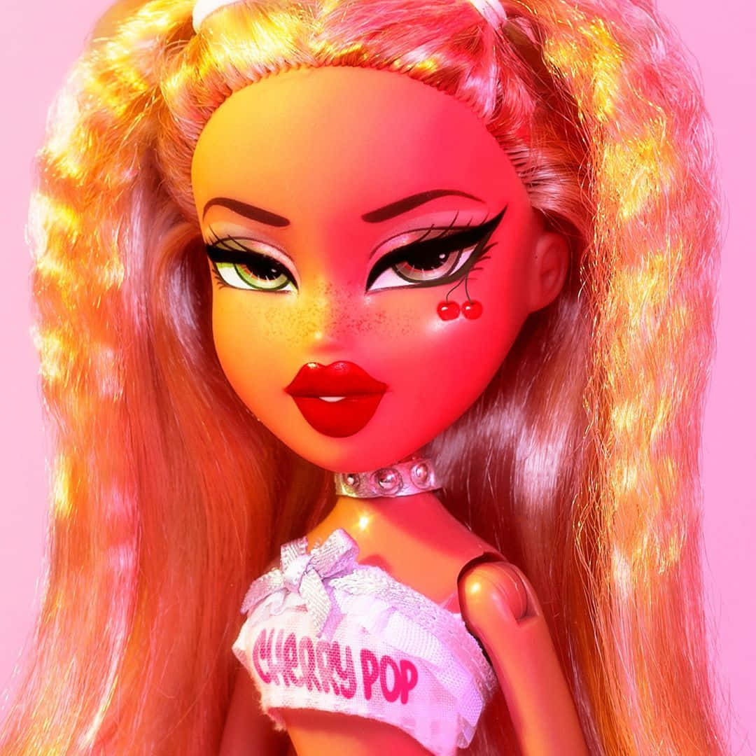 Pink Aesthetic Bratz Doll Chloe Background