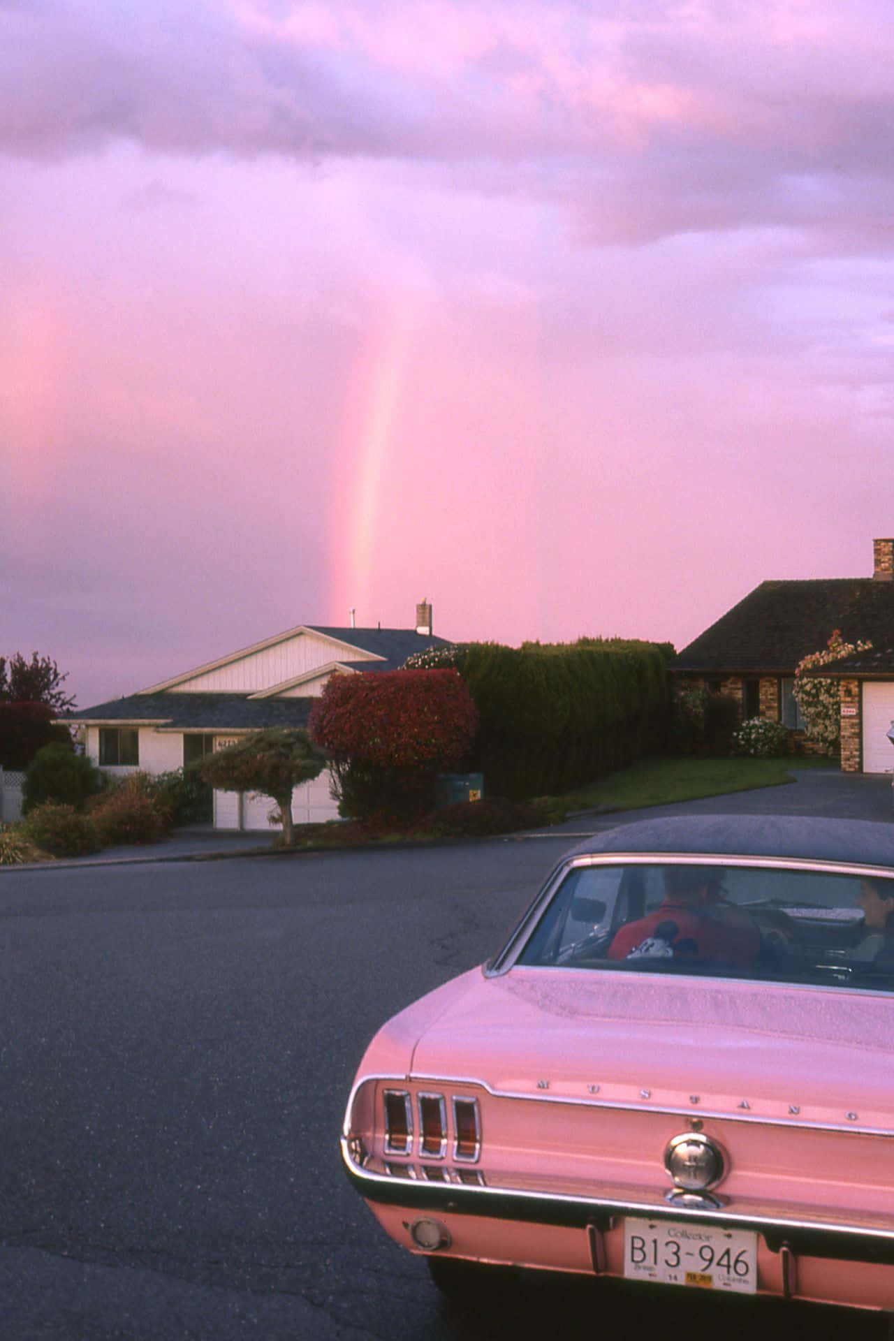 Pink Aesthetic Car Tumblr Background