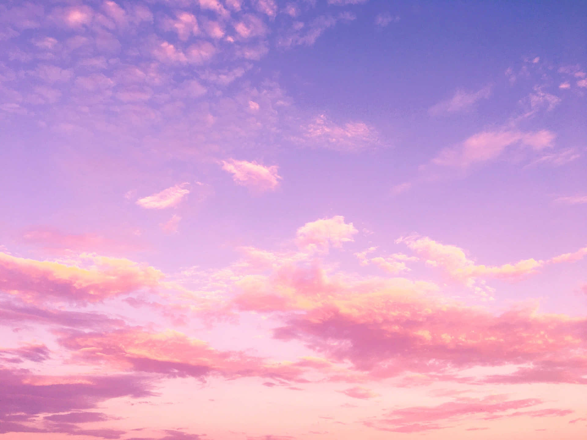 Pink Aesthetic Clouds Tumblr Background