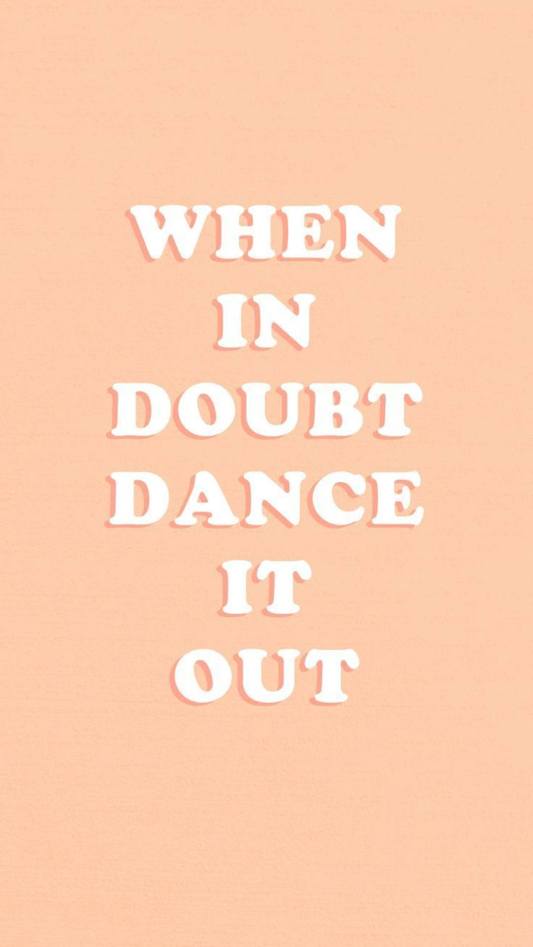 Pink Aesthetic Dance Quote Background