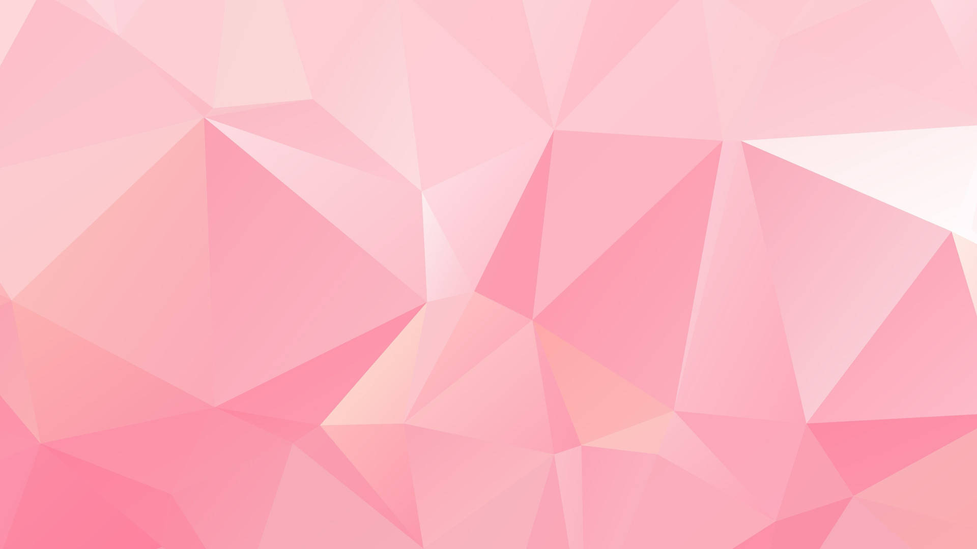 Pink Aesthetic Geometric Shapes Full 4k