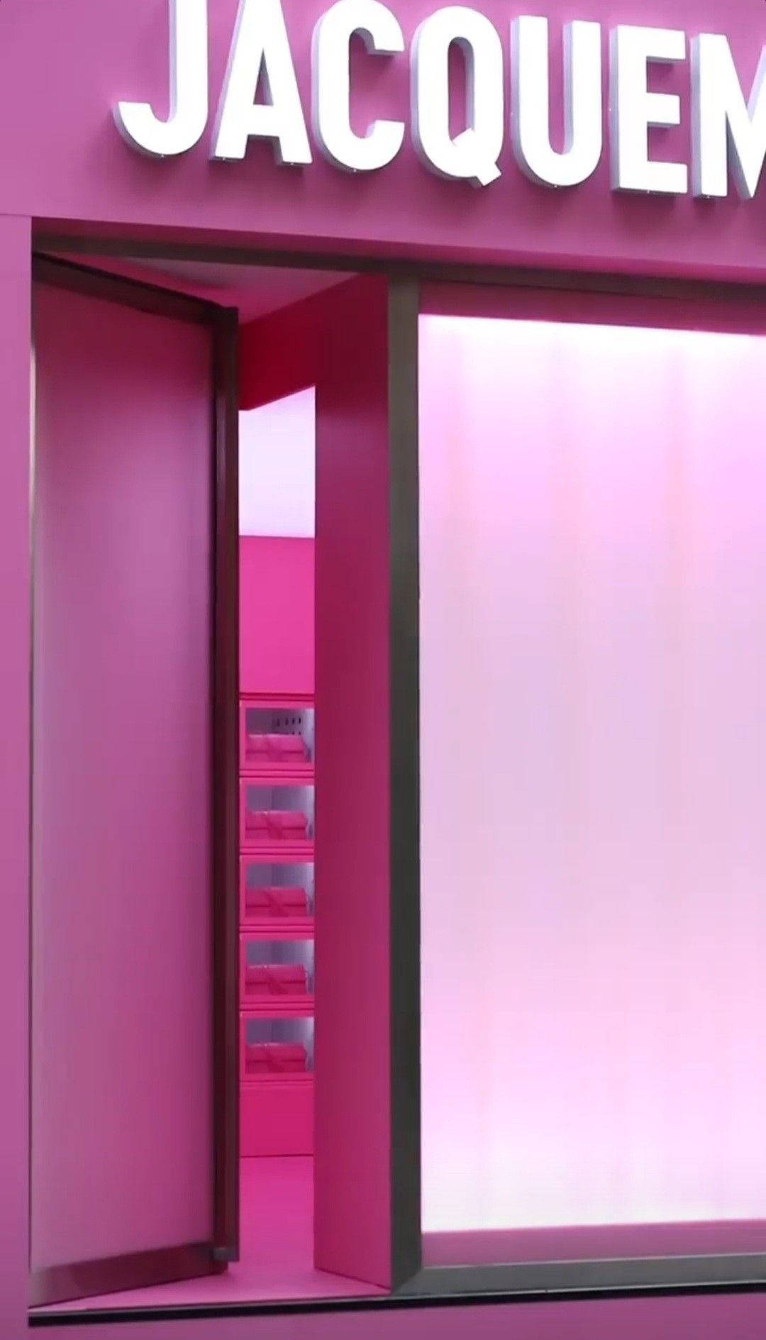 Pink Aesthetic Jacquemus Storefront