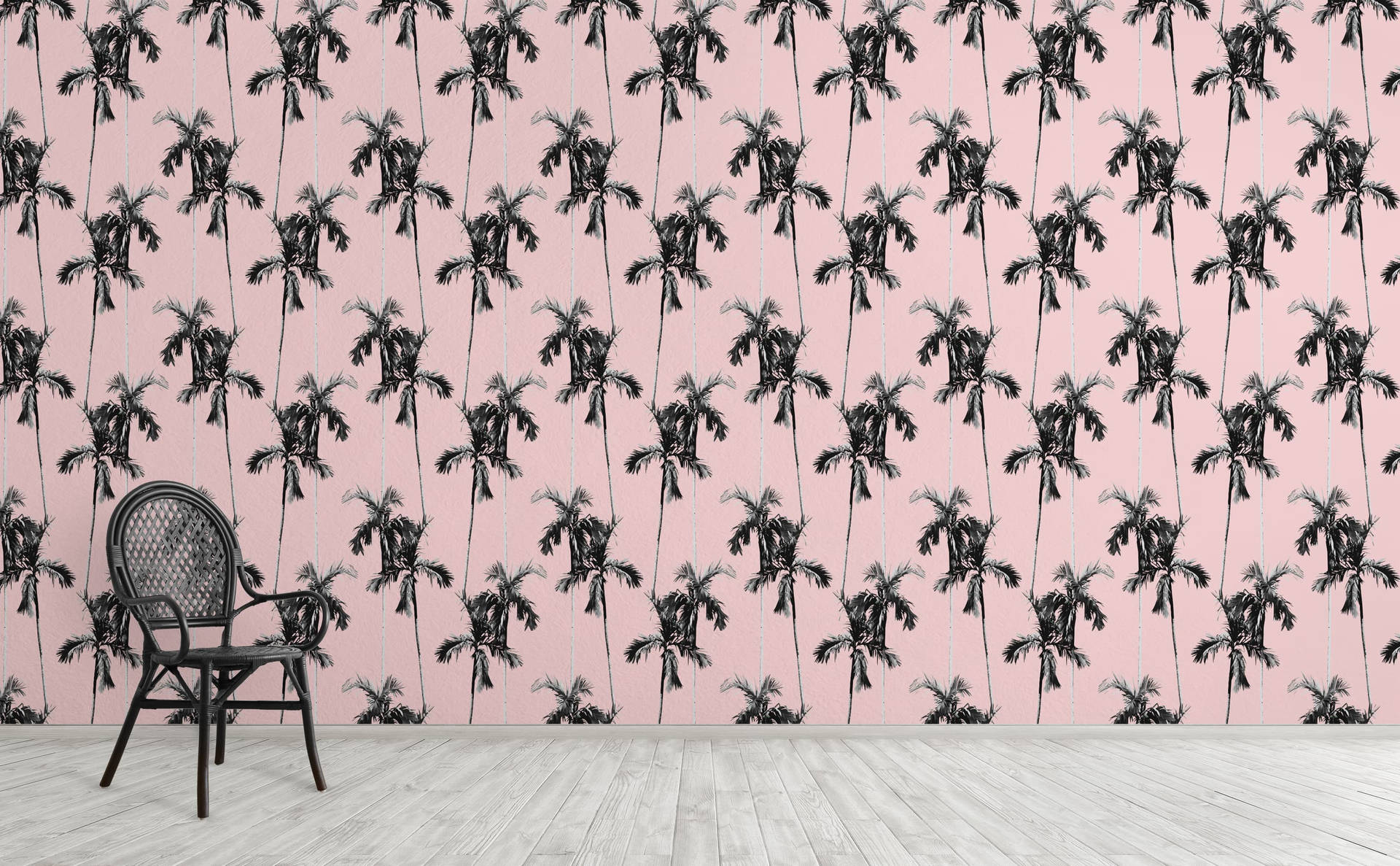 Pink And Black Medium Background