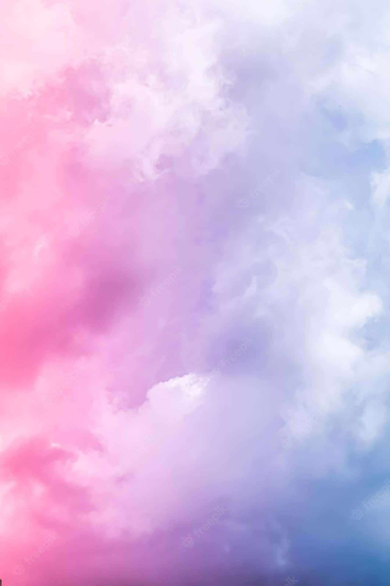 Pink And Blue Cloud Beautiful Pink And Blue Clouds Kissing The Sky Background