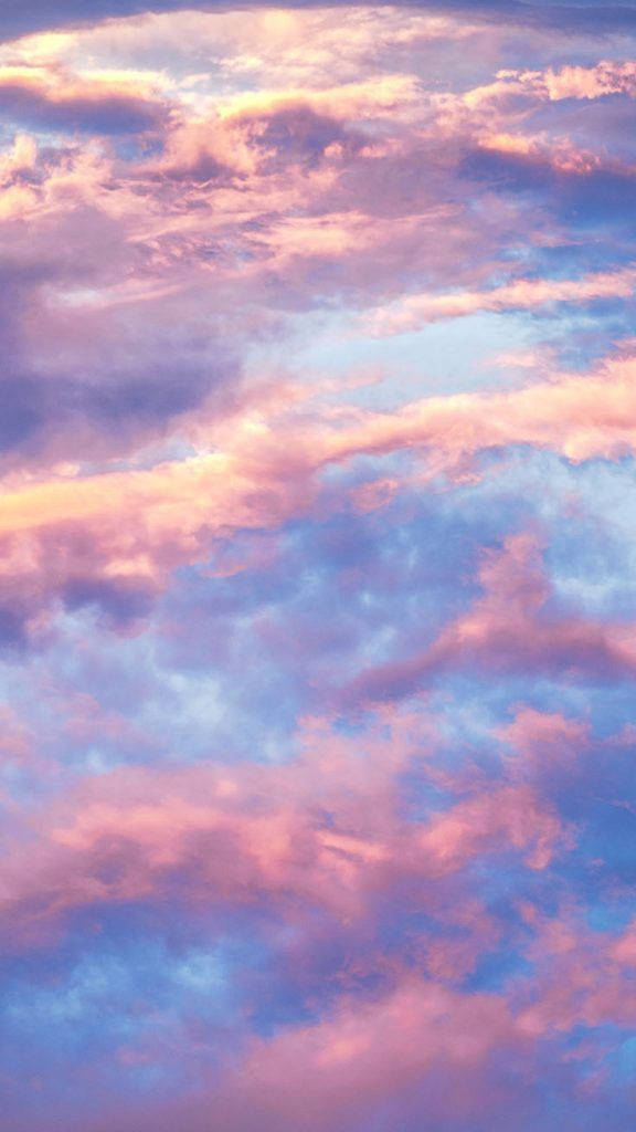 Pink And Blue Clouds Aesthetics