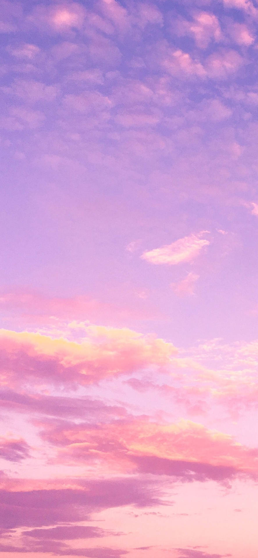 Pink And Blue Clouds Phone