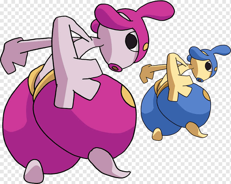 Pink And Blue Medicham Background