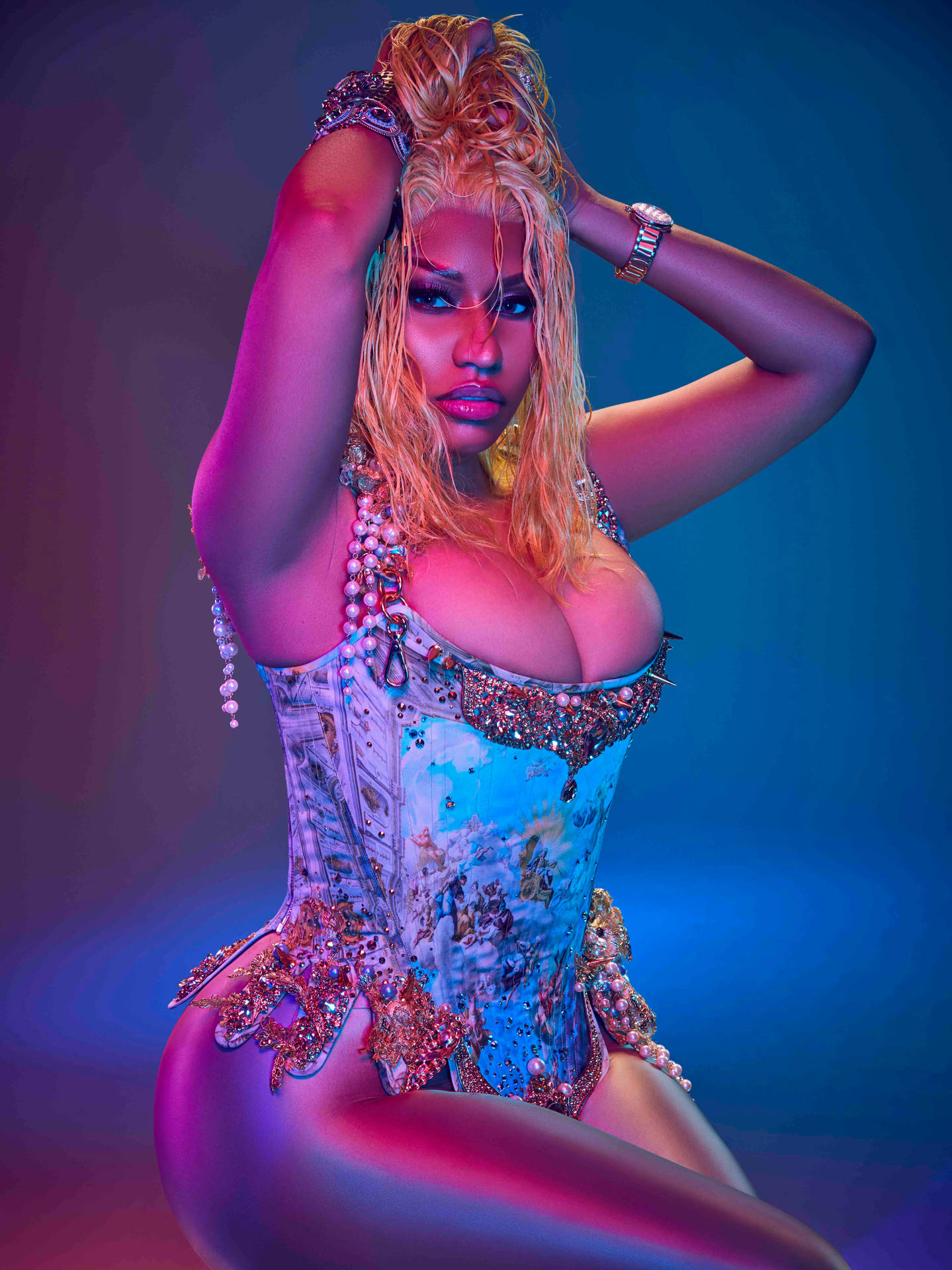 Pink And Blue Nicki Minaj Hd