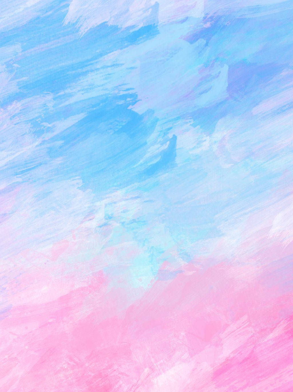 Pink And Blue Paint Stroke