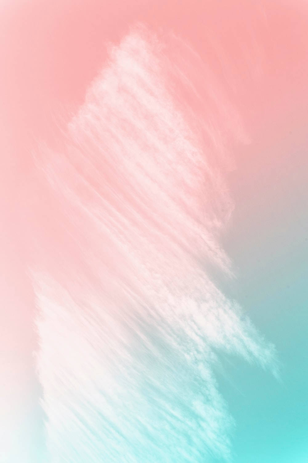 Pink And Blue Pastel Color Iphone Background