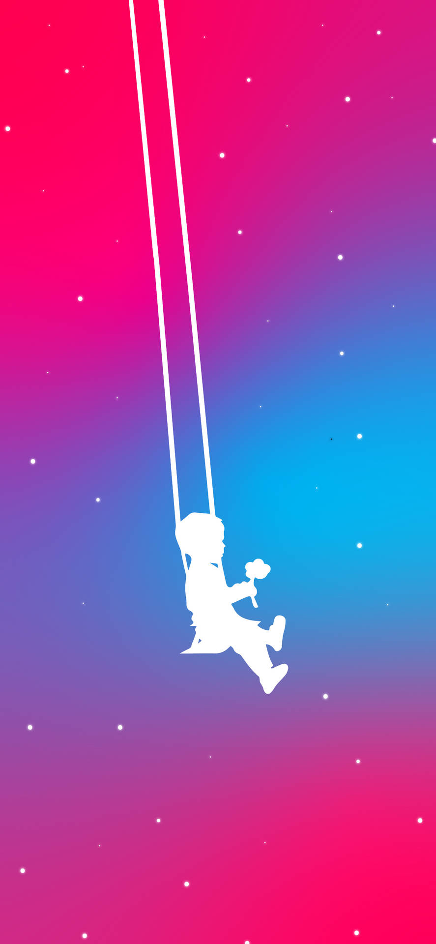 Pink And Blue Swing Background