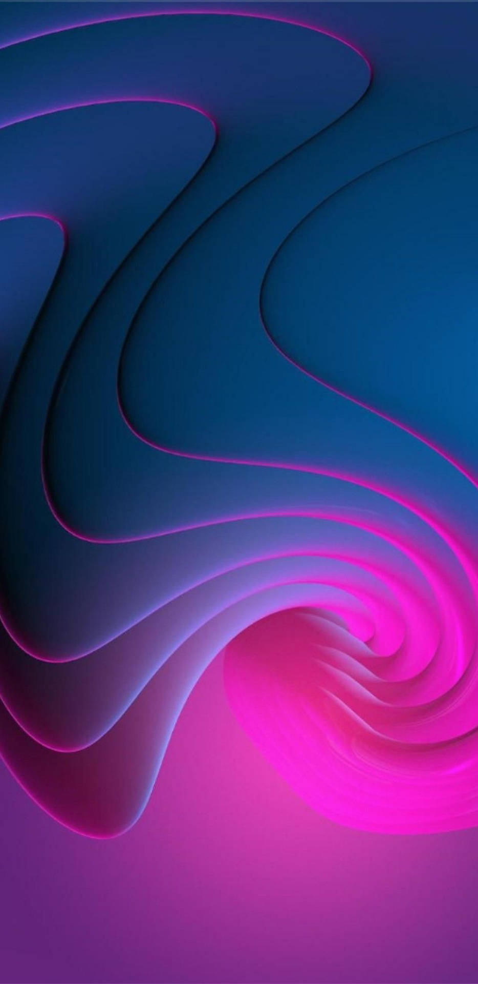 Pink And Blue Swirl