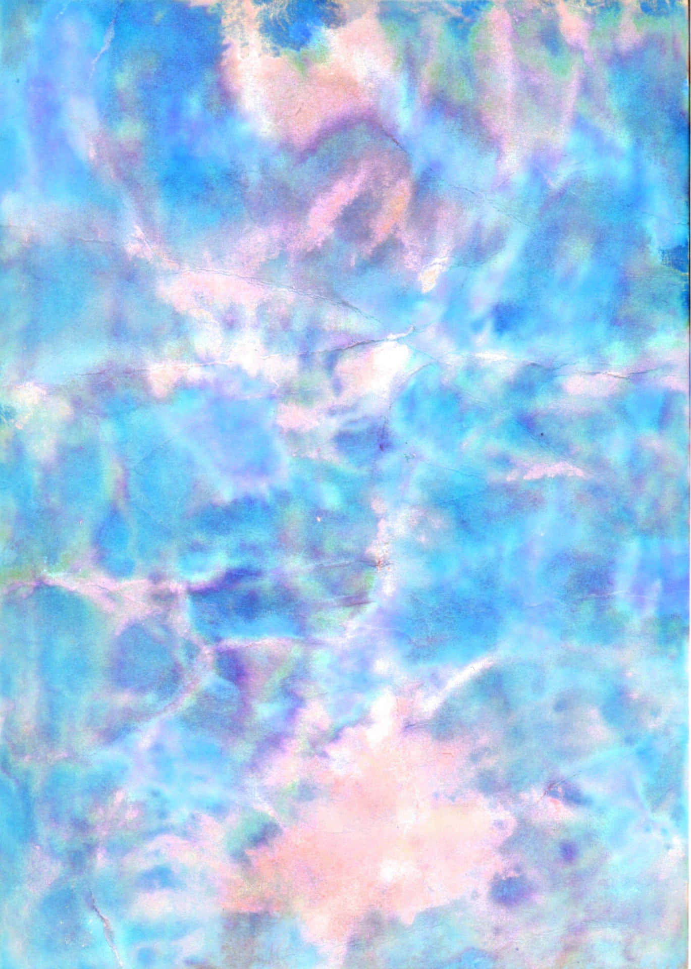 Pink And Blue Tie Dye Clouds Art Background