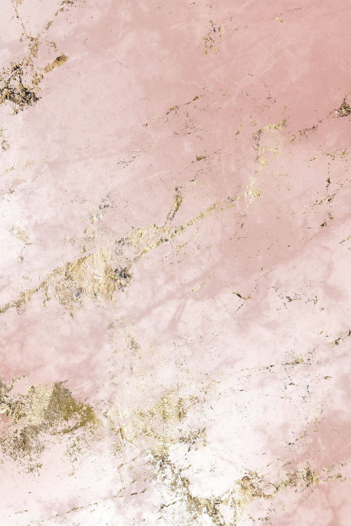 Pink And Gold Marble Background