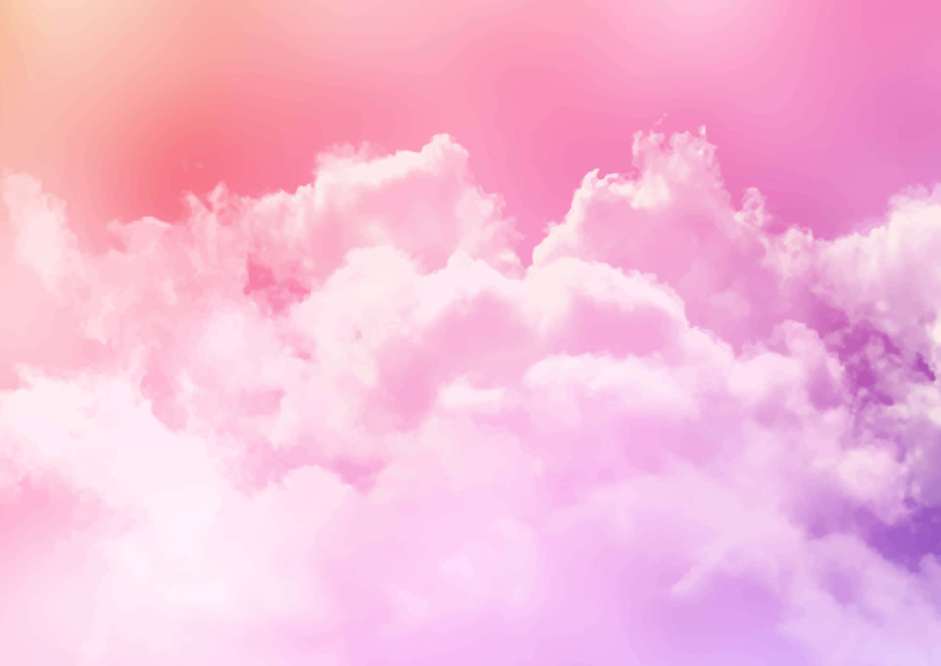 Pink And Purple Clouds In The Sky