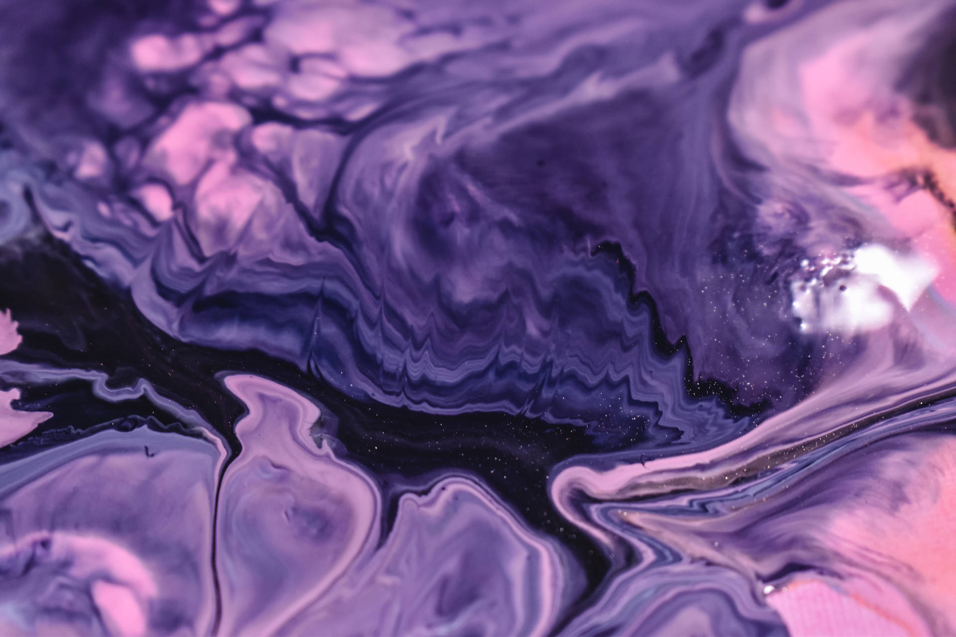 Pink And Purple Liquid Colors Background