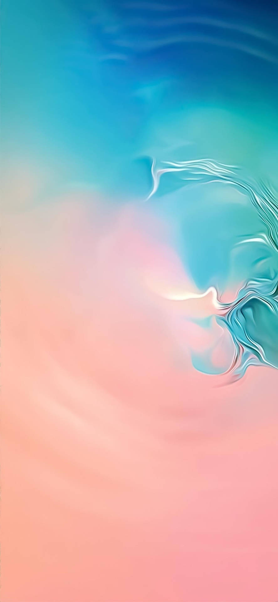 Pink And Teal Abstract Samsung Background